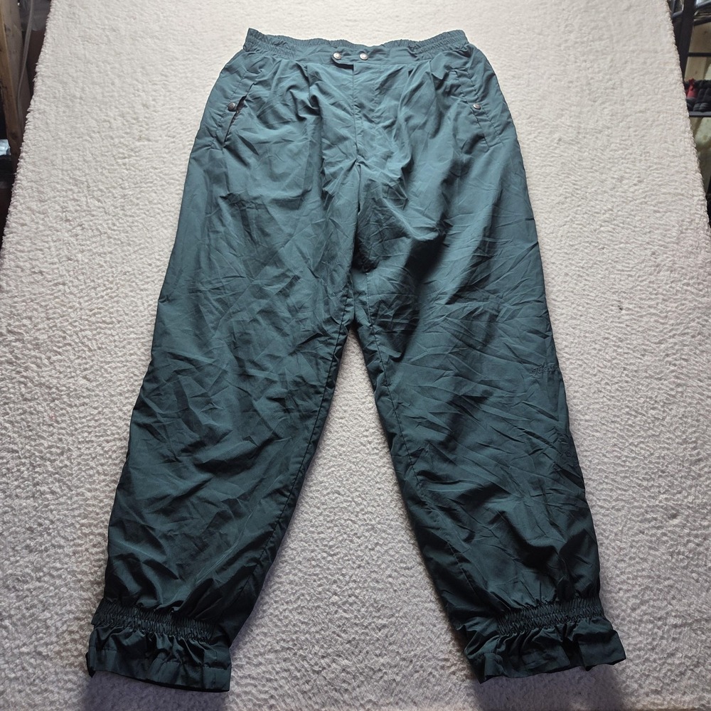 Titleist Pants Mens 34x31 Green H2OFF Rain Gore Windstopper Golf Lined Zip